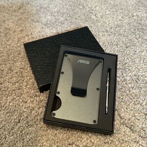 Men’s Charcoal Gray Compact Wallet - RFID blocking NEW